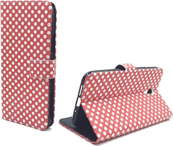 Actual product image König Design Protective Case for Lenovo ZUK Z1 Polka Dot Red Case Cover + 1 Armour Protection Glass (Lenovo Zuk Z1)
