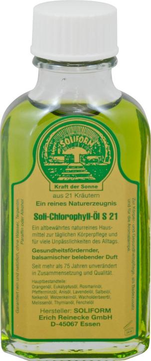 Produktbild Soliform Soli-Chlorophyll-Öl S 21, 100 ml Öl (Körperöl, 100 ml)