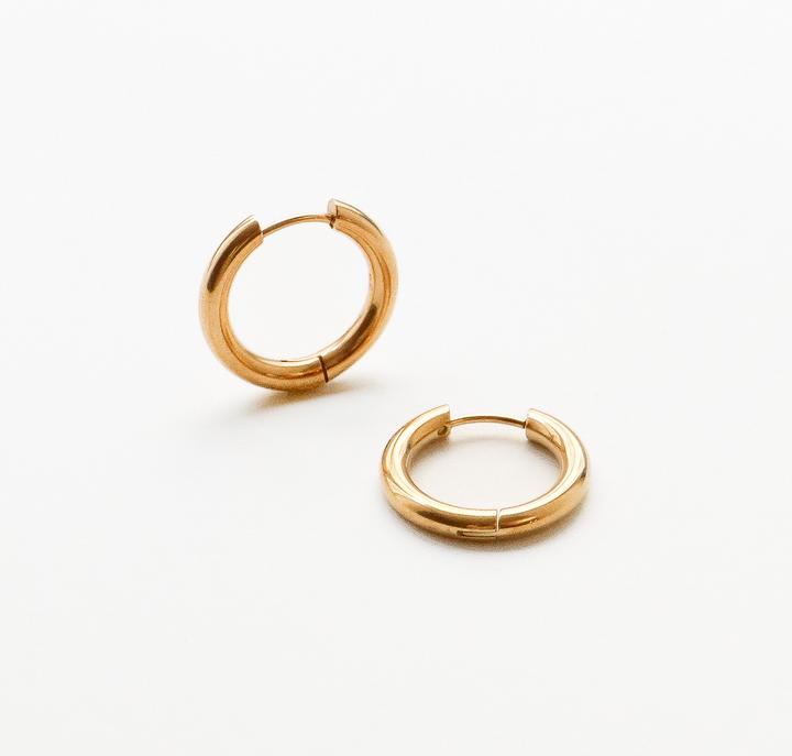 Produktbild Tara Style Ava Bold Infinity Hoop - Creolen (waterproof) (Wasserfest 18k Edelstahl rose vergoldet)