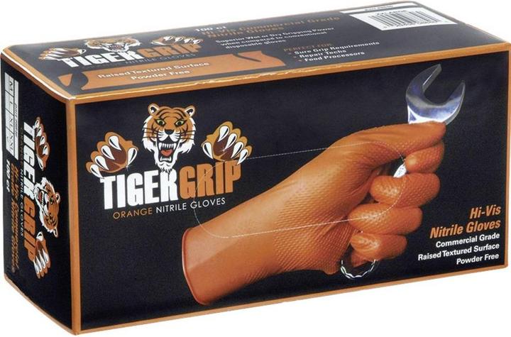Actual product image Kunzer Nitrile disposable gloves Size (gloves): S EN 455, EN 374 TIGER GRIP TIGER GRIP S 100pcs. (S)