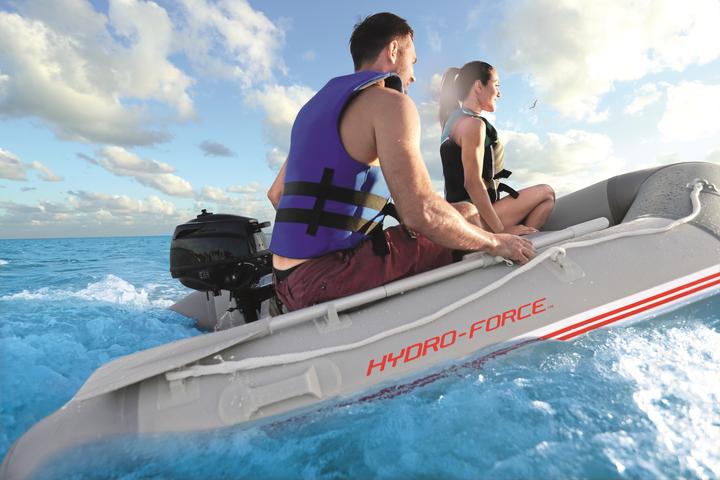 Actual product image Bestway inflatable pontoon 280 x 152 x 42 cm 65047 (280 cm, 3 pers.)