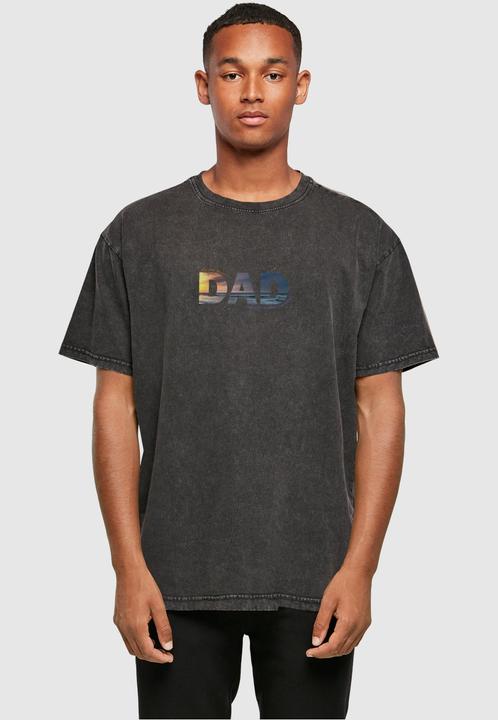 Produktbild Merchcode For The Best Dad Acid Washed Heavy Oversized Tee - 117755 (L)
