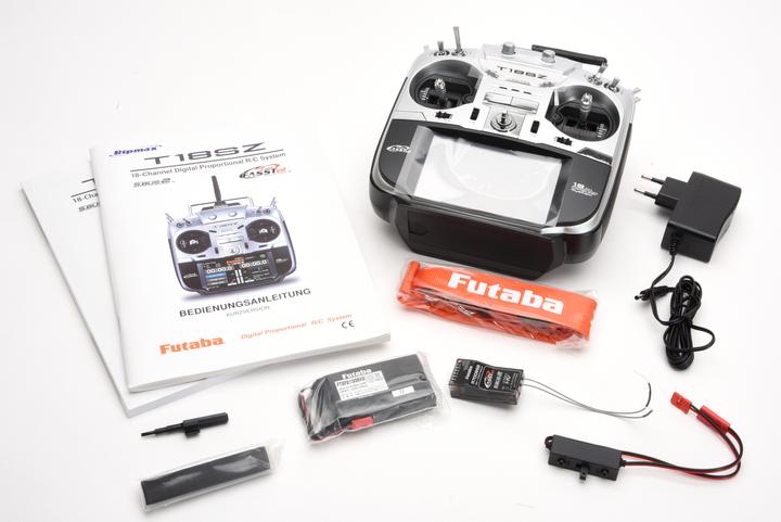 Actual product image Futaba T18SZ-R7008SB-2.4G Mode 1