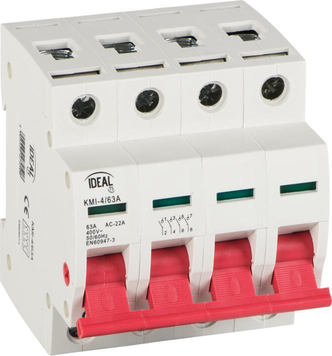 Immagine prodotto Kanlux Sezionatore modulare 63A 4P KMI-4/63A 27250