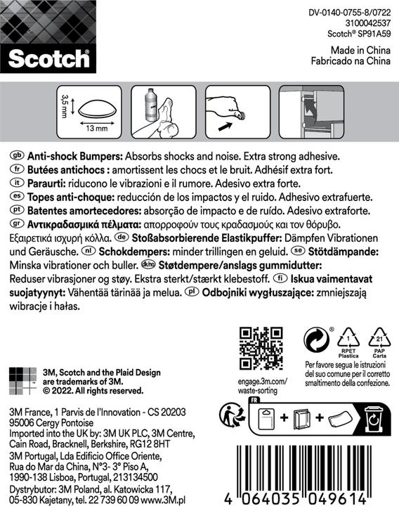 Produktbild Scotch Schutzpuffer (Anschlagdämpfer, 1 Stück)