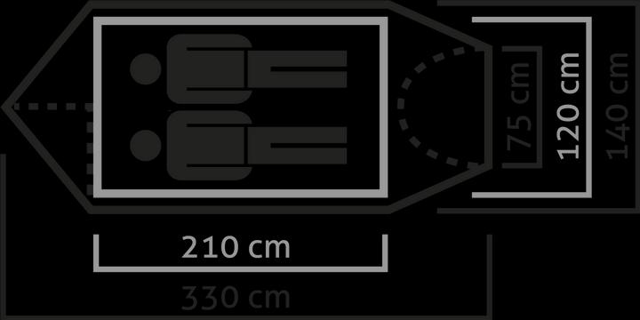 Produktbild Salewa Sierra Leone (Kuppelzelt, 2.90 kg, 2 Personen)