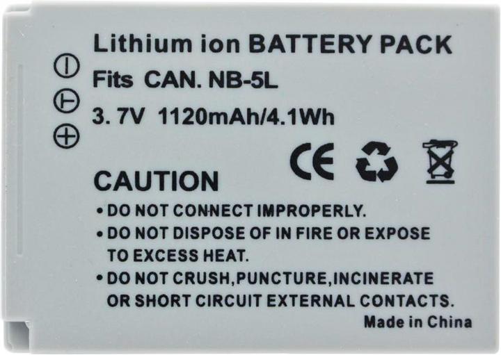 Actual product image Canon Battery NB-5L Digicam IXY 1000 (Rechargeable battery)