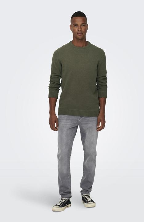 Produktbild Only & Sons Einfarbiger Strickpullover (S)