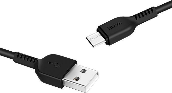 Actual product image Hoco USB-A to USB-C Flash X20, 18W, 2A, 3m, black (3 m, USB 3.0)
