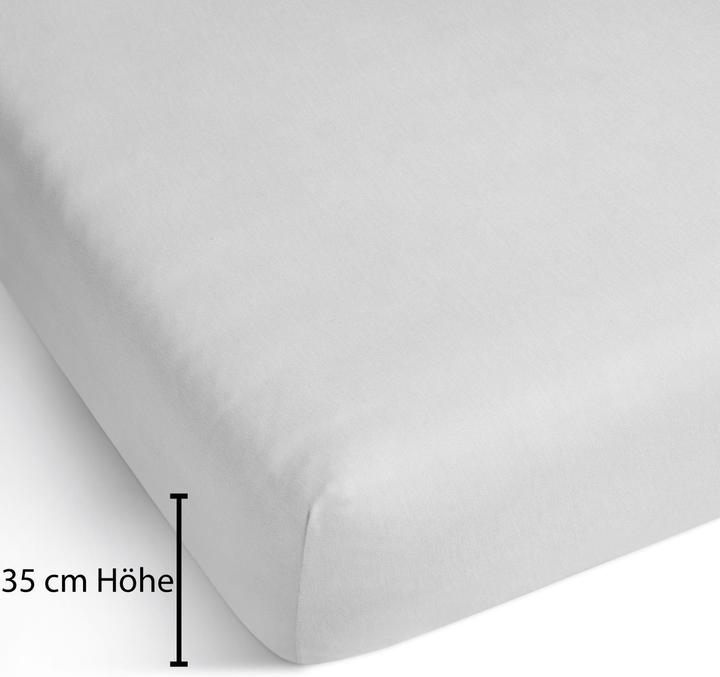 Produktbild Aspero Bio-Baumwoll Spannbettlaken Minas (180 x 200 x 35 cm)