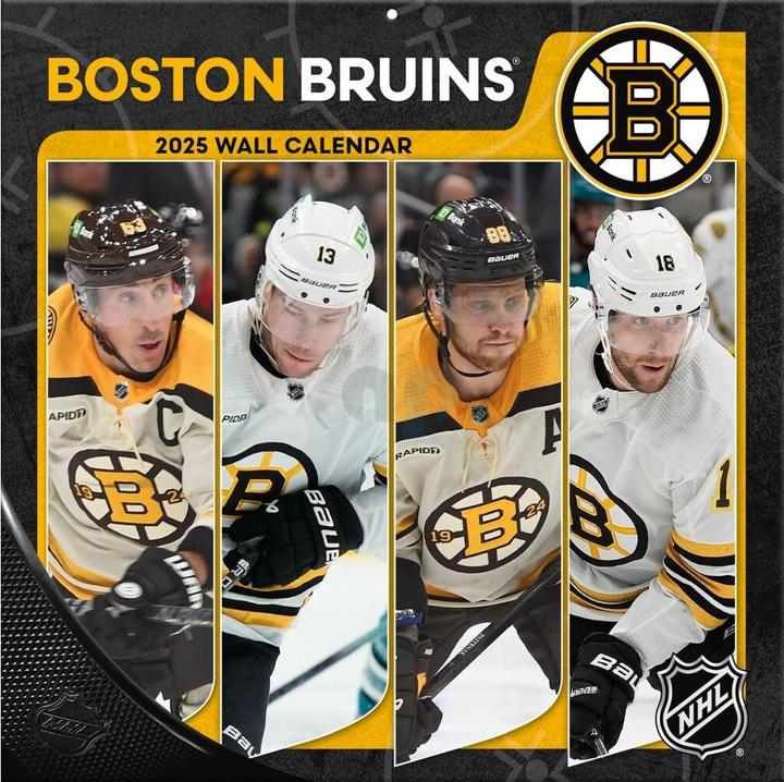 Produktbild NHL - Boston Bruins - 30.5 x 30.5 cm Team Wandkalender 2025 (30.5 x 30.5 cm, Französisch, Italienisch, Spanisch, Deutsch, Englisch)