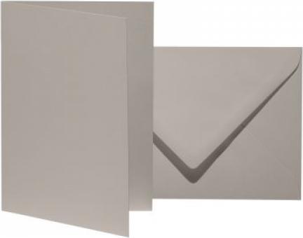 Immagine prodotto Artoz 10 biglietti pieghevoli con buste Mosaico DIN B6 cemento (B6, 10 x)
