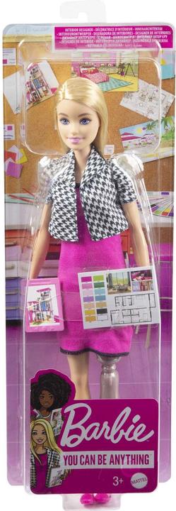 Actual product image Barbie Interior designer with prosthetic leg