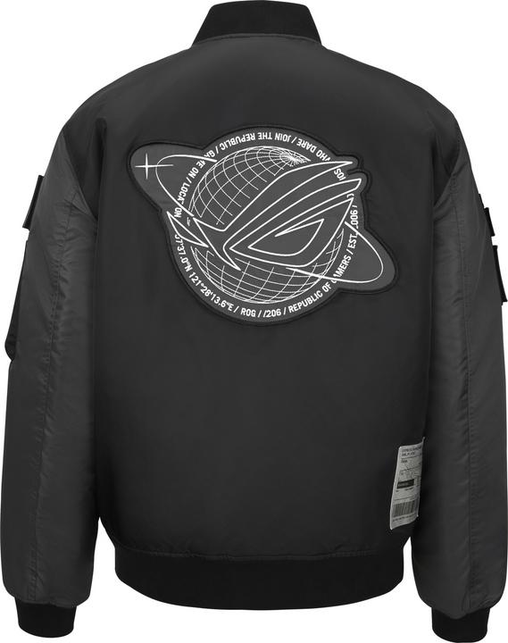 Produktbild ASUS ROG Cosmic Bomber, Bomber, Male, Adult, M, SML, Black, Grey (S, M)