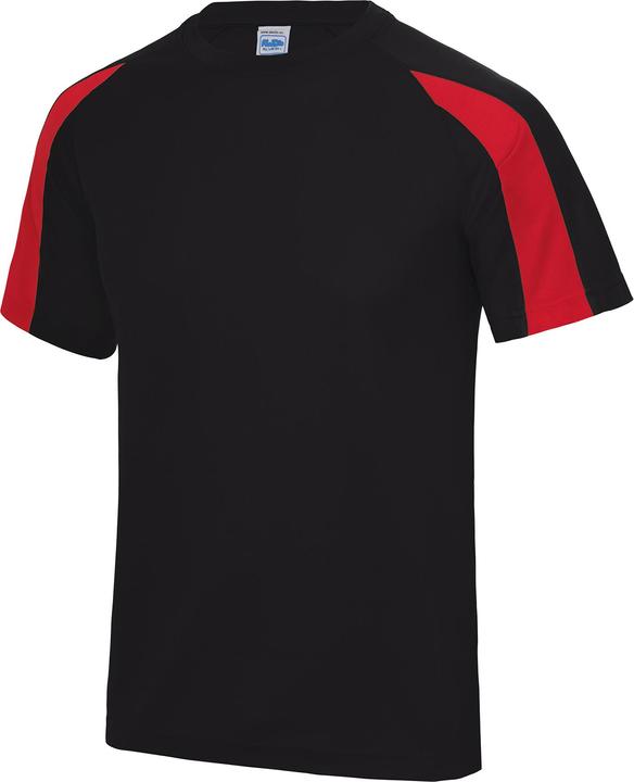 Black, Flame-red