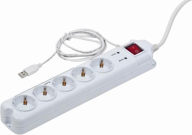 Productafbeelding Gembird AC/50-60Hz (5 x, 1.80 m)