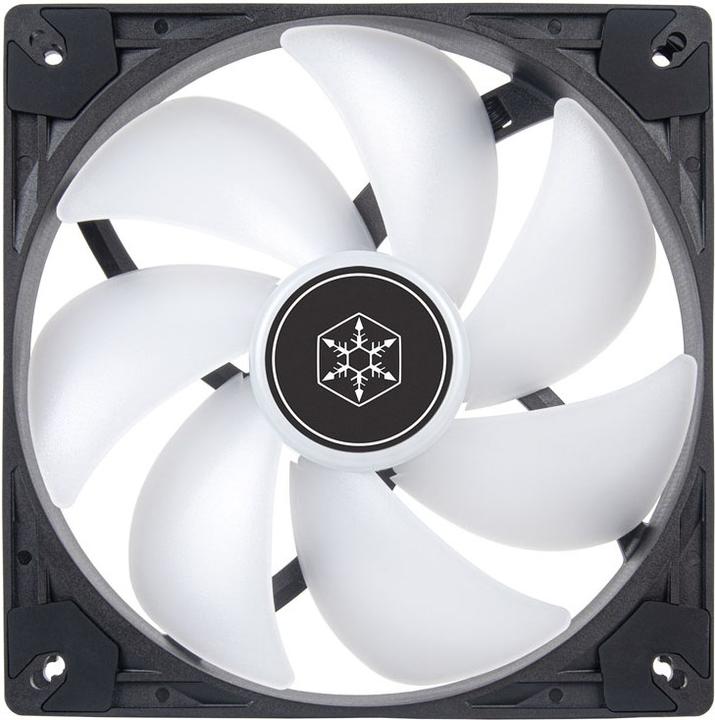 Actual product image Silverstone SST-VS140B-ARGB - VISTA Performance enhanced 140mm PWM ARGB fan, black (140 mm, 1 x)