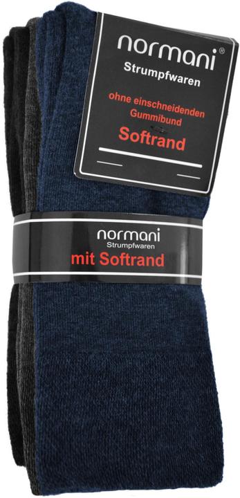 Produktbild Normani 6 Paar Komfortsocken mit Softrand (6er Pack, 47 - 50)