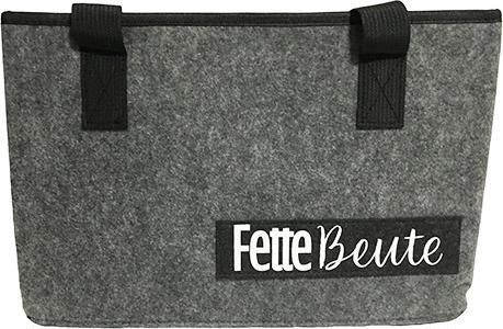 Image du produit Bekos Sac à provisions / sac à poignée en feutre "Fette Beute" (Grosse proie)