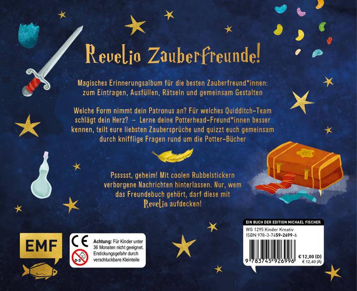 Produktbild Mein Freundebuch für Harry Potter-Fans (Deutsch, 2025)
