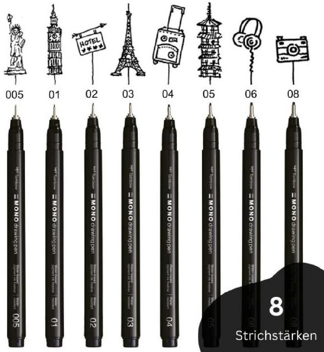 Produktbild Tombow Mono Drawing Pen (Schwarz, 1 x)