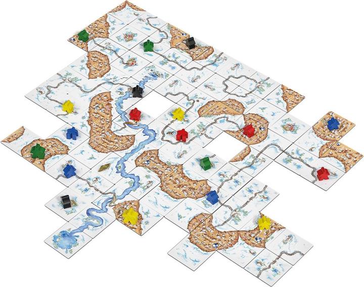 Produktbild Hans im Glück HIGD0506 - Carcassonne Winter-Edition, Brettspiel, für 2-5 Spieler, ab 7 Jahren (DE-Ausgabe) (Deutsch)