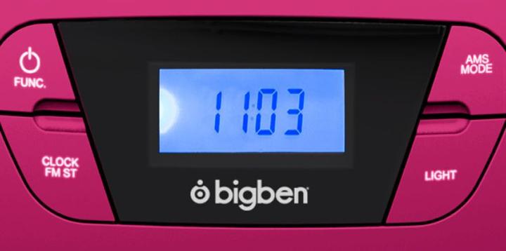 Image du produit Bigben CD/ Radio portable CD61 USB- rose (FM, PLL)
