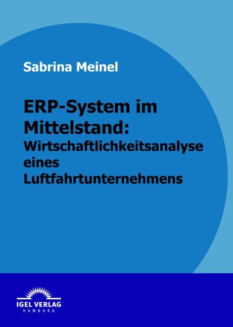 Produktbild ERP-System im Mittelstand: Wirtschaftlichkeitsanalyse eines Luftfahrtunternehmens (Sabrina Meinel, 2010)