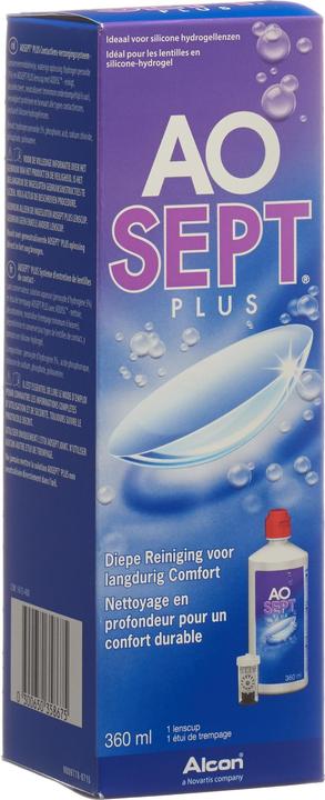 AOSept Peroxid Reinigungs- und Desinfektionslösung, 360 ml (Peroxid-System, 360 ml)