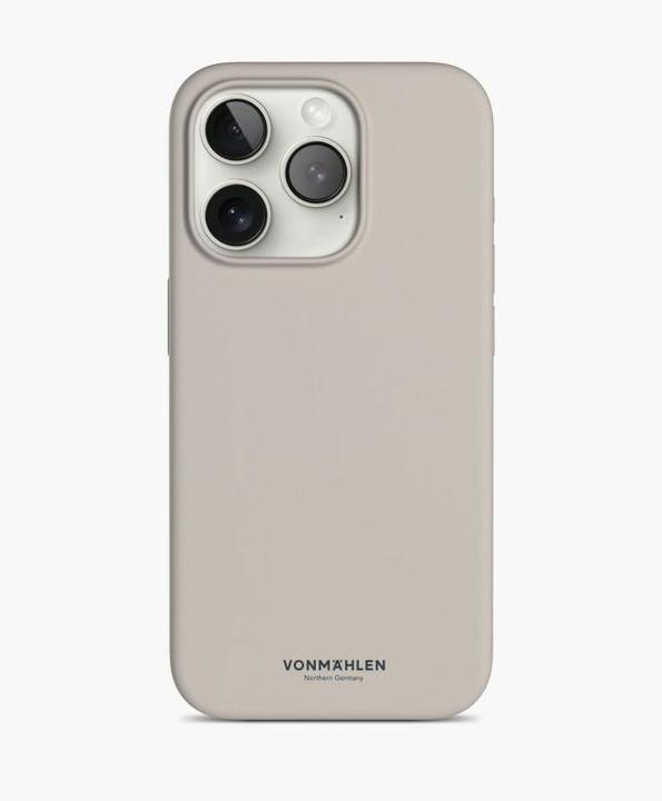 Image du produit Vonmählen Etui en silicone écologique pour iPhone 15 Pro Max - Crème (Apple iPhone 15 Pro Max)