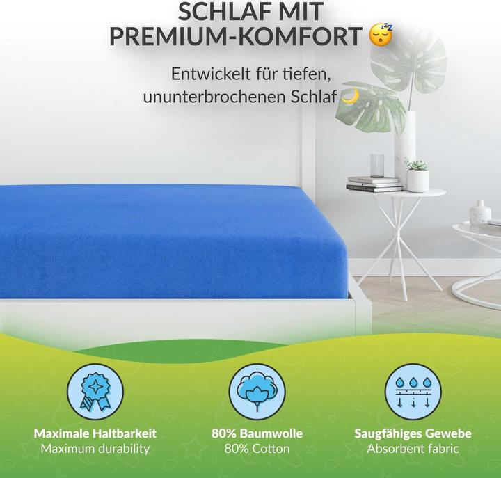 Actual product image Etérea Terry fitted sheet (180 x 200 - 200 x 200 cm)