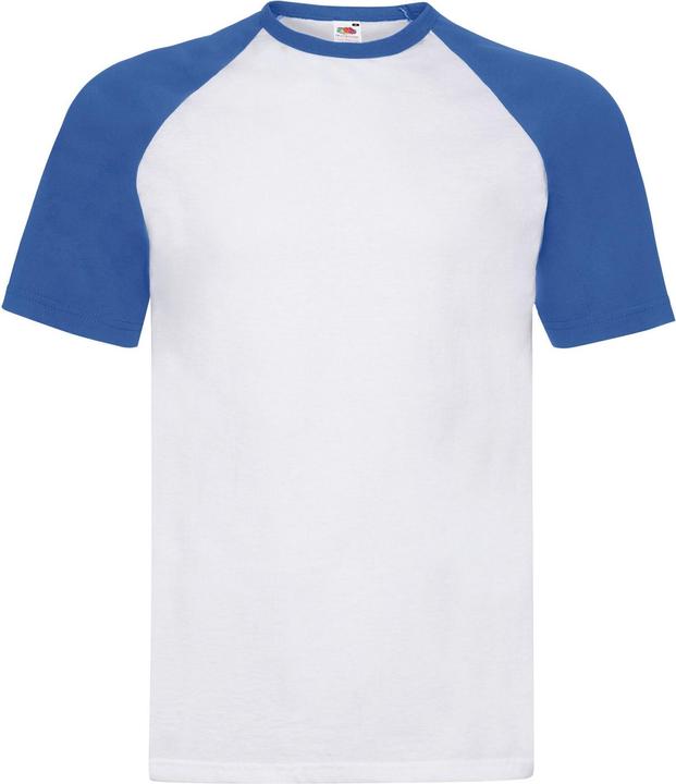 Actual product image Fruit of the Loom Unisex Adult Contrast Baseball T-Shirt (M)