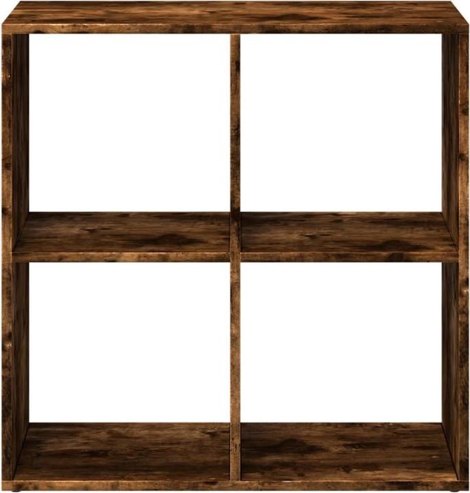 Image du produit VidaXL Séparation de pièce Bibliothèque Étagère sur pied Étagère de bureau Étagère cubique Chêne fumé (69.5 x 29 x 103.5 cm)