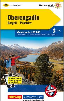 Image du produit Carte d'excursions Haute-Engadine