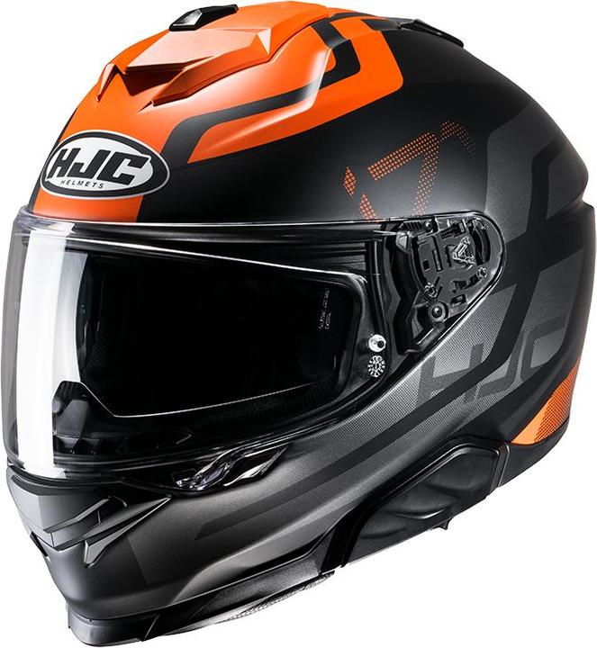 Schwarz, Orange, Grau