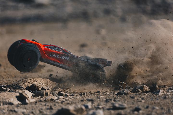 Actual product image Arrma Talion 6S BLX 4WD - Truggy ARTR - Red/ Black (ARR Almost Ready to Run)