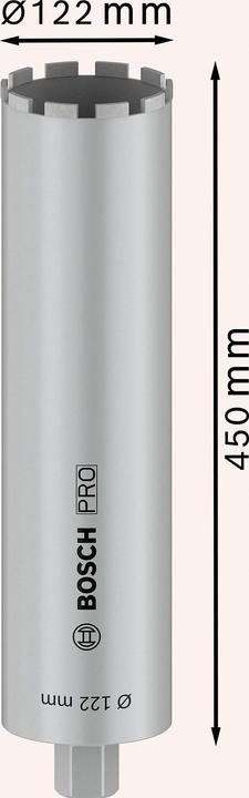 Actual product image Bosch Professional Zubehör PRO Core Cutter (122 millimetres)