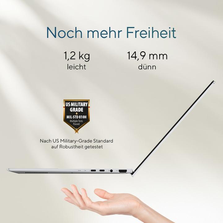 Actual product image ASUS Zenbook 14 OLED (14", Intel Core Ultra 9 185H, 32 GB, 1000 GB, CH)