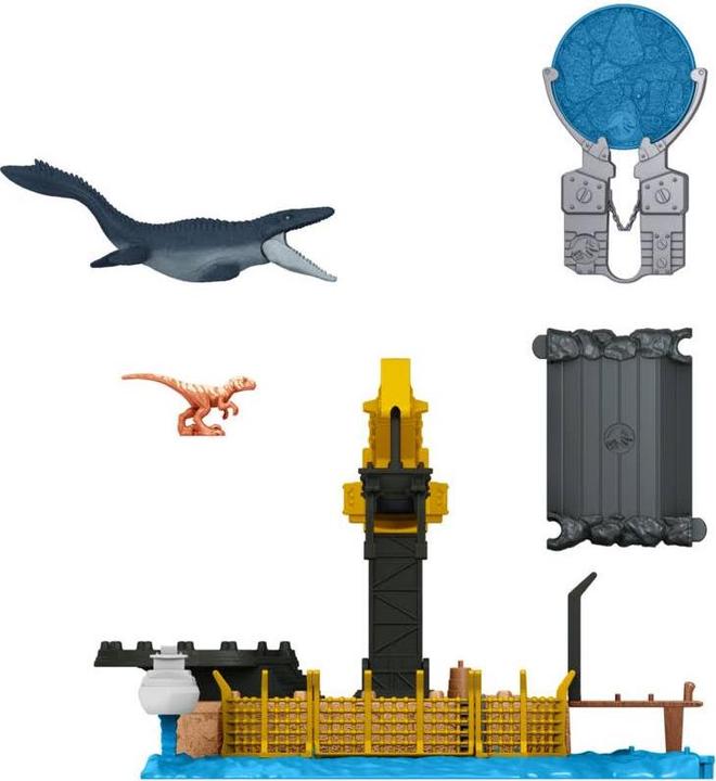 Image du produit Jurassic World Minis Set Mosasaurus Mayhem