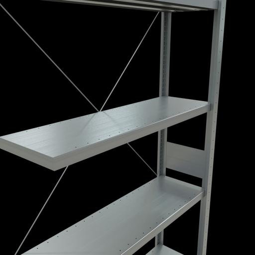 Produktbild Schulte Lagertechnik Stecksystem Anbauregal MULTIplus250 mit Kreuzstrebe
