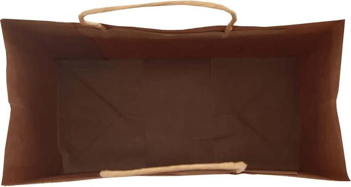 Produktbild VidaXL Kraftpapiertüten 50 Stk. mit Henkel Schwarz 22x11x28 cm Papiertüte (Geschenktüte, 50 x)
