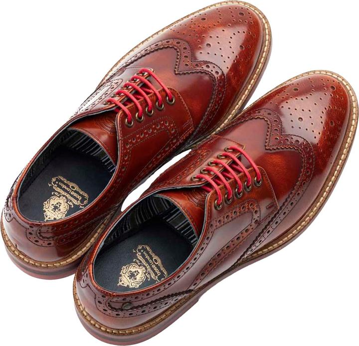 Actual product image Base London Mens Woburn Hi Shine Brogues (45)