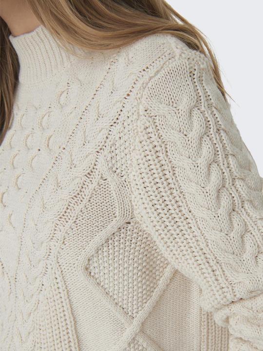 Produktbild Only High Neck Zopfstrick Strickpullover (M)