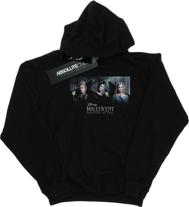 Actual product image Disney Boys Maleficent Mistress Of Evil Character Poster Hoodie (128)