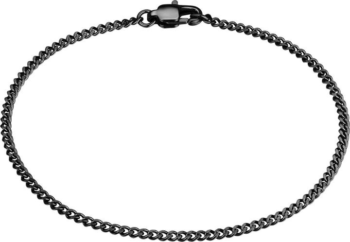True Rebels Herren Armband Edelstahl - 37298 (19 cm, Edelstahl)