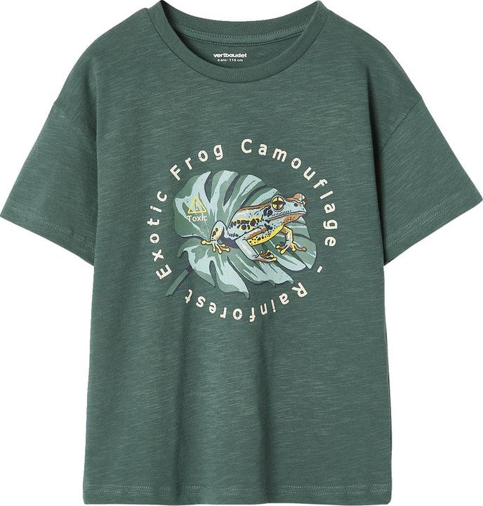 Actual product image Vertbaudet Jungen T-Shirt mit Naturmotiv, Recycling-Baumwolle (110)