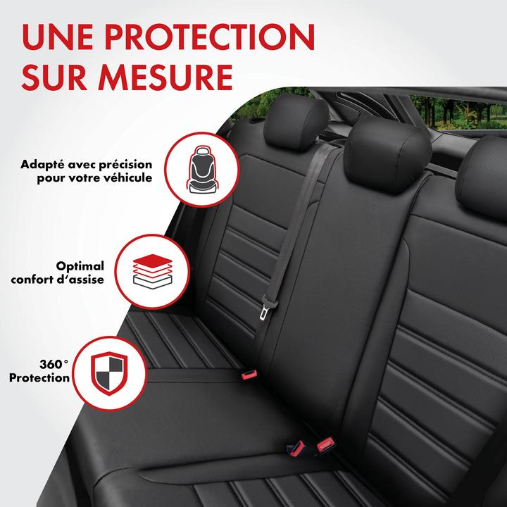 Actual product image Walser Seat cover for Audi A3 (8P1) 05/2003-12/2013, 1 rear seat cover