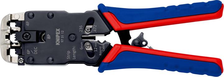 Knipex Crimping Pliers for Western plugs (200 mm)