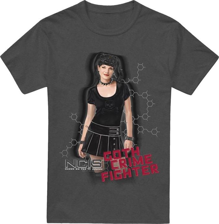 Actual product image Ncis Unisex Adult Goth Crime Fighter T-Shirt (S)