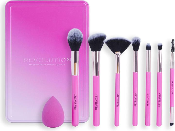Revolution The Brush Edit cosmetic brush gift set (Set)